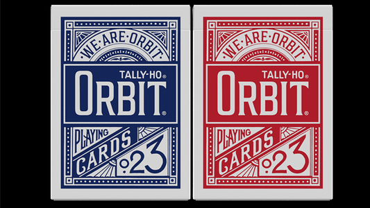 Orbit Tally Ho Circle Back (Blue) Playing Cards - Wizard Magic Shop