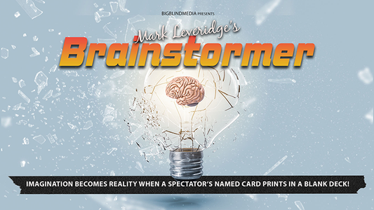 BIGBLINDMEDIA Presents Brainstormer (Gimmicks and Online Instructions) by Mark Leveridge - Trick - Wizard Magic Shop