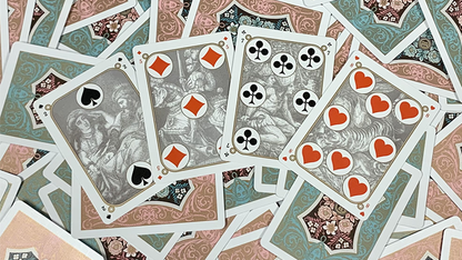 Four Continents (Red) Playing Cards