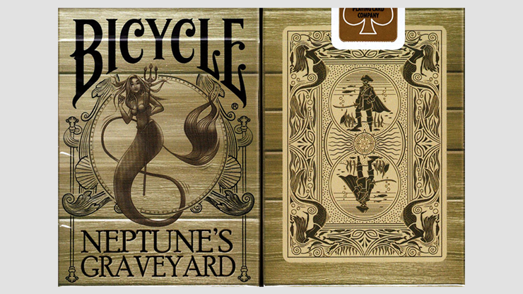 Gilded Neptunes Graveyard (Siren) Playing Cards