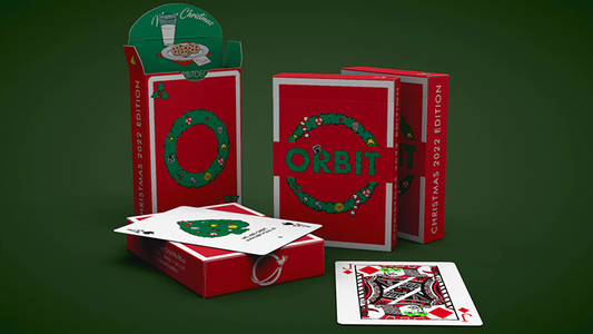 Orbit Christmas V2 Playing Cards - Wizard Magic Shop