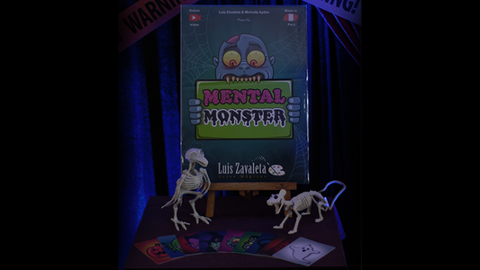 MENTAL MONSTER (Gimmick and Online Instructions) by Luis Zavaleta - Trick alternate view - Wizard Magic Shop