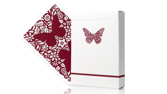 Butterfly Worker Marked Playing Cards (Red) by Ondrej Psenicka - Wizard Magic Shop
