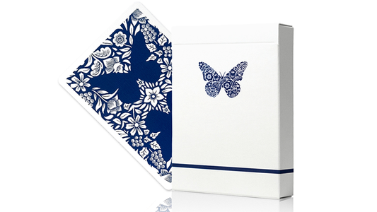 Butterfly Worker Marked V2 Playing Cards (Blue) by Ondrej Psenicka - Wizard Magic Shop