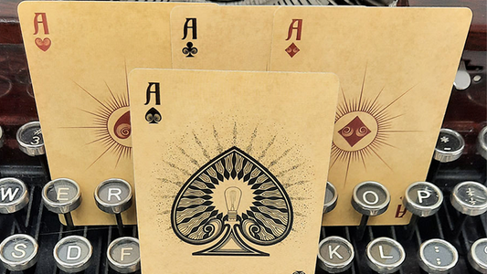 Bicycle Turn of the Century (Electricity) Playing Cards alternate view - Wizard Magic Shop