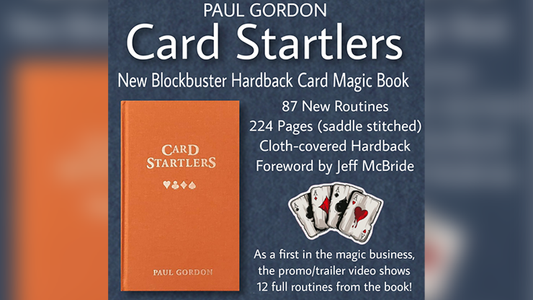 Card Startlers by Paul Gordon - Book - Wizard Magic Shop