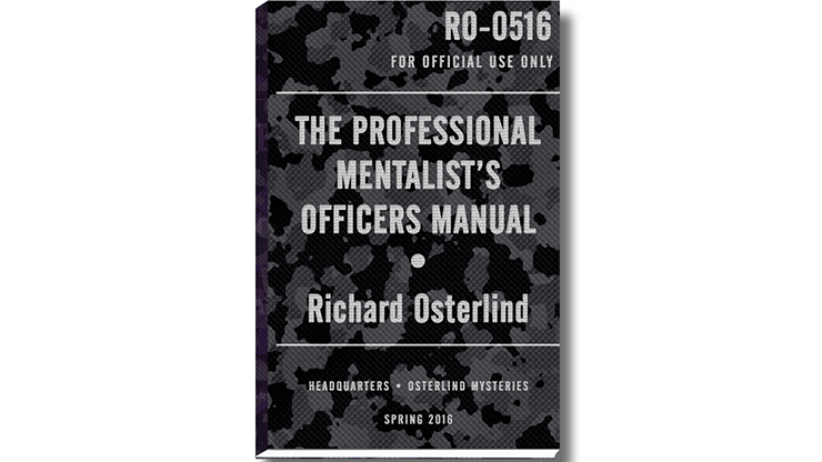 Le manuel des officiers du mentaliste professionnel par Richard Osterlind - Livre