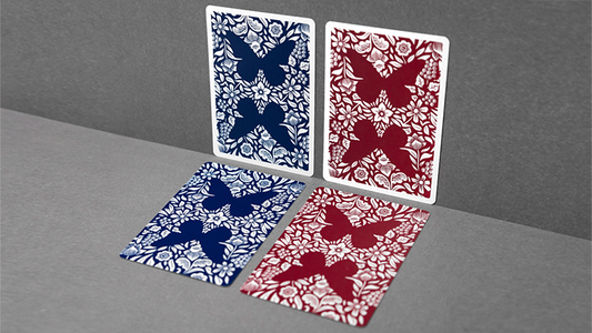 Gaff Butterfly Worker Marked Playing Cards by Ondrej Psenicka alternate view - Wizard Magic Shop