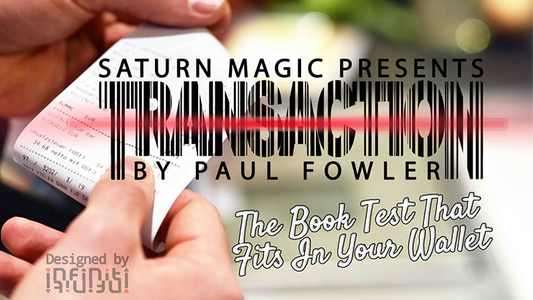 Transaction US (Gimmicks and Online Instructions) by Paul Fowler - Trick - Wizard Magic Shop