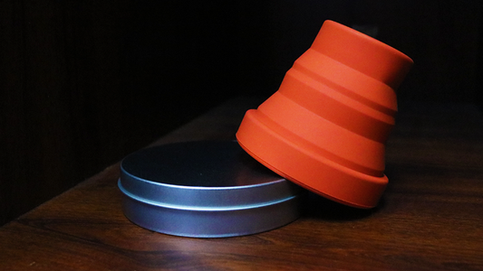 Harmonica 2 Chop Cup Red (Silicon) by Leo Smetsers - Trick - Wizard Magic Shop
