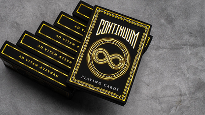 Cartes à jouer Continuum (Noir)