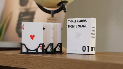 Three Cards Monte Stand BLUE (Gimmicks et instructions en ligne) par Jeki Yoo - Astuce 