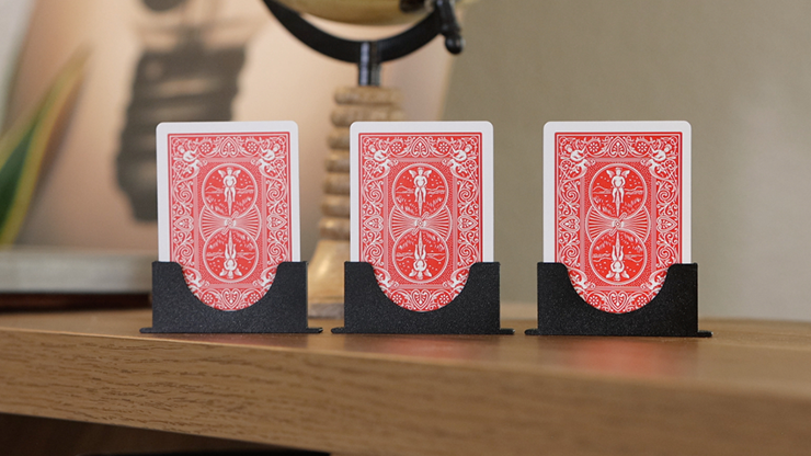 Three Cards Monte Stand BLUE (Gimmicks et instructions en ligne) par Jeki Yoo - Astuce 