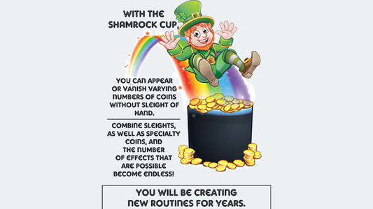 SHAMROCK CUP Half - by Chazpro Magic - Trick - Wizard Magic Shop