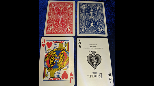 Magnetic Card- Bicycle Cards (2 Per Package) Double Back Blue by Chazpro - Trick - Wizard Magic Shop