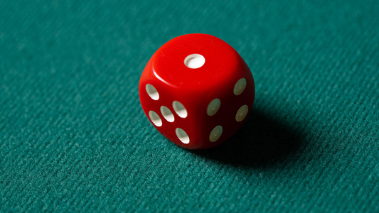 REPLACEMENT DIE RED (GIMMICKED) FOR MENTAL DICE by Tony Anverdi - Trick - Wizard Magic Shop