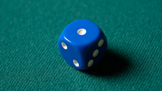 REPLACEMENT DIE BLUE (GIMMICKED) FOR MENTAL DICE by Tony Anverdi - Trick - Wizard Magic Shop