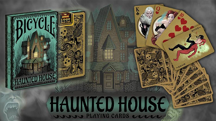 Bicycle Haunted House Playing Cards by Collectable Playing Cards