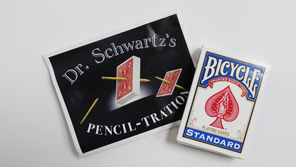 Dr. Schwartz's Pencil-Tration (Gimmicks et instructions en ligne) par Martin Schwartz - Astuce (la couleur du jeu peut varier) 