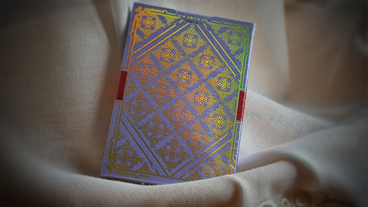 Oxalis V3 Purple Holo Special Edition Playing Cards alternate view - Wizard Magic Shop