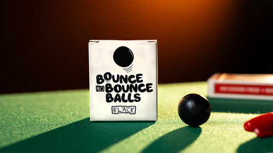Bounce no Bounce Balls BLACK by Murphy's Magic - Trick - Wizard Magic Shop