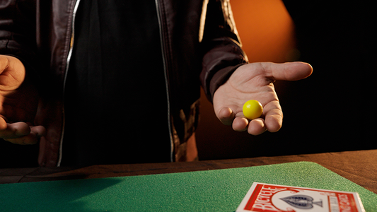 Bounce no Bounce Balls YELLOW by Murphy's Magic - Trick alternate view - Wizard Magic Shop