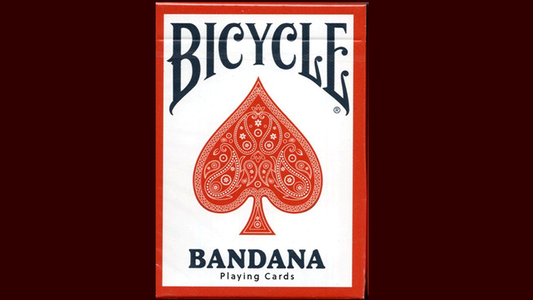 Bicycle Bandana (Red) Playing Cards - Wizard Magic Shop