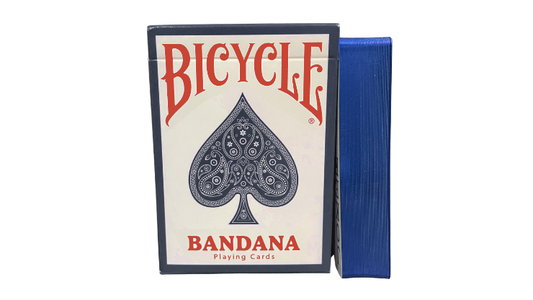 Gilded Bicycle Bandana (Blue) Playing Cards - Wizard Magic Shop