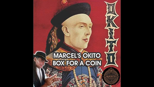 Caja Okito de Marcel TAMAÑO MEDIO DÓLAR (Gimmicks e instrucciones en línea) de Marcelo Manni - Truco 