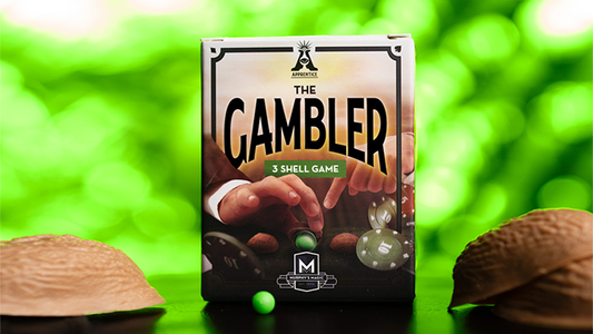 THE GAMBLER / THREE SHELL GAME (Gimmicks and Instructions) by Apprentice Magic - Trick - Wizard Magic Shop