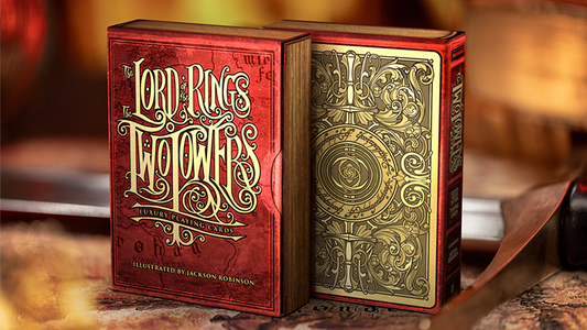 The Lord of the Rings - Two Towers Playing Cards (Foiled Edition) by Kings Wild alternate view - Wizard Magic Shop