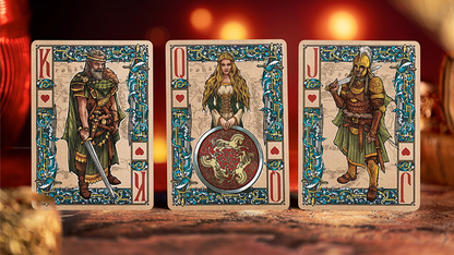 The Lord of the Rings - Two Towers Playing Cards (Foil and Gilded Edition) by Kings Wild