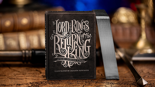 The Lord of the Rings - Return of the King Playing Cards (Black Gilded Edition) by Kings Wild - Wizard Magic Shop
