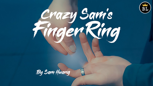 Hanson Chien Presents Crazy Sam's Finger Ring SILVER / LARGE (Gimmick and Online Instructions) by Sam Huang - Trick - Wizard Magic Shop