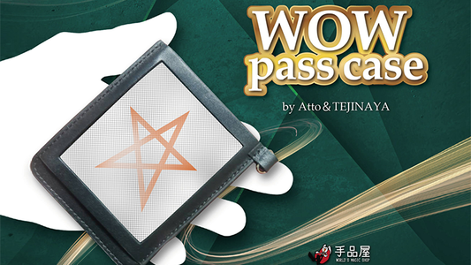 WOW PASS CASE (Gimmick and Online Instructions) by Katsuya Masuda - Trick - Wizard Magic Shop