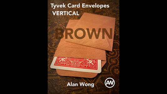 Enveloppes Tyvek VERTICALES MARRON (10 pk.) par Alan Wong - Trick