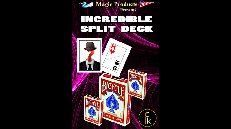 Incredible Split Deck Plus (trucos e instrucciones en línea) de Magic Music Entertainment 