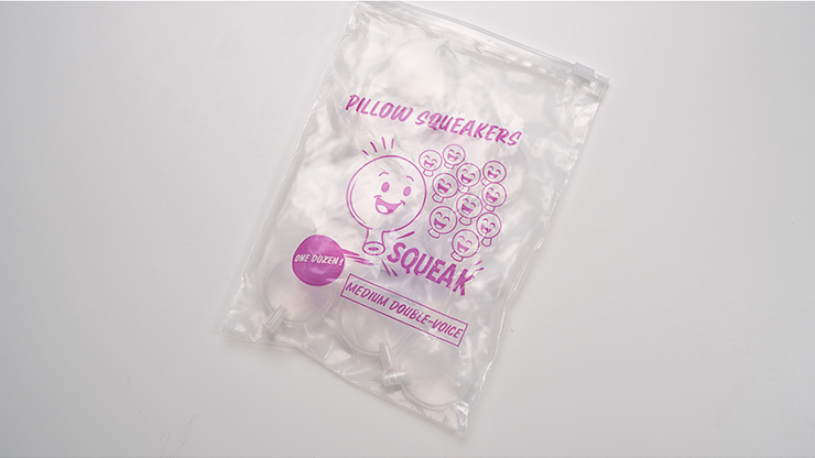 Pillow Squeaker Double Voice (12pk Medium) by Murphys Magic