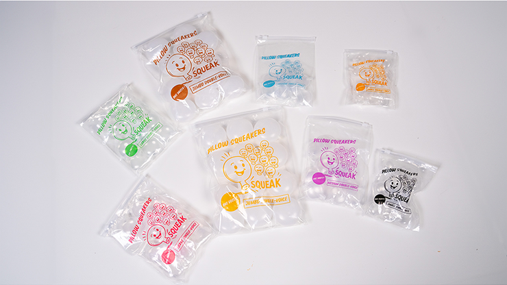 Pillow Squeaker Double Voice (12pk Large) by Murphys Magic
