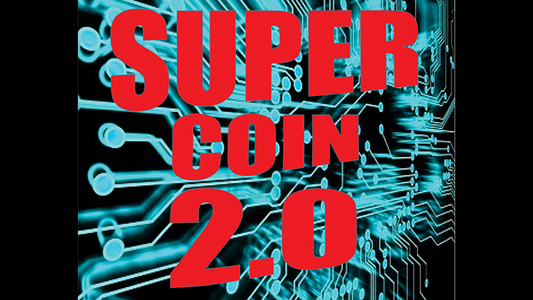 SUPER COIN 2.0 (Gimmicks and Online Instructions) by Mago Flash -Trick - Wizard Magic Shop
