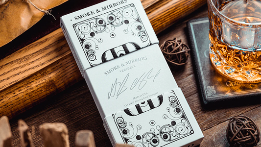 Smoke & Mirror (Smoke-White) Deluxe Limited Edition Playing Cards by Dan & Dave - Wizard Magic Shop