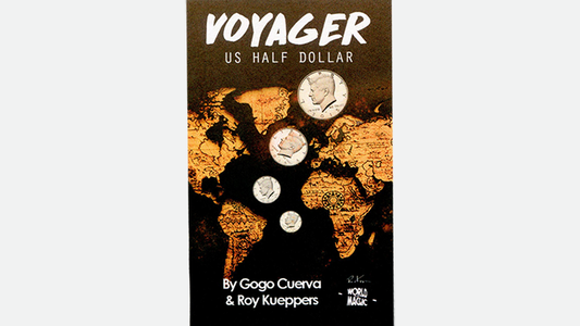 Voyager US Half Dollar (Gimmick and Online Instruction) by GoGo Cuerva - Trick - Wizard Magic Shop