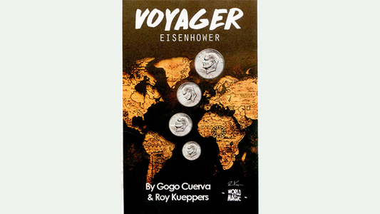 Voyager US Eisenhower Dollar (Gimmick and Online Instruction) by GoGo Cuerva - Trick - Wizard Magic Shop