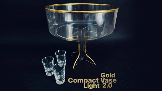Compact Vase Light GOLD by Victor Voitko - Trick - Wizard Magic Shop