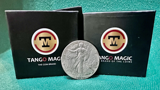 Moneda de acero Walking Liberty de Tango Magic-truco (RP026)