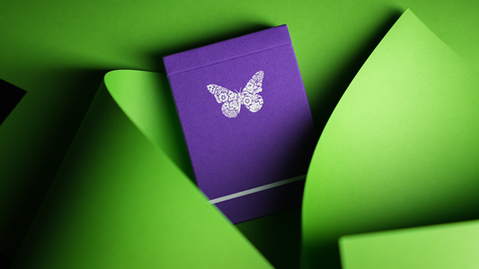 Butterfly Playing Cards (Royal Purple Edition) - Wizard Magic Shop