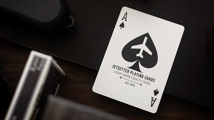 Lounge Edition Marked (Tarmac Black) by Jetsetter Playing Cards