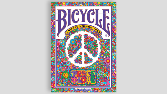 Cartes à jouer Bicycle Peace &amp; Love par cartes à jouer à collectionner