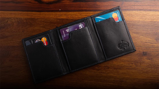 The Peek Wallet (Jaks Style) (Gimmick and Online Instructions) by Secret Tannery - Trick - Wizard Magic Shop