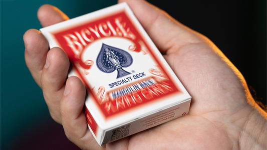 Bicycle Blur Red (Mandolin Back) by Mathieu Bich and Garrett Thomas - Wizard Magic Shop